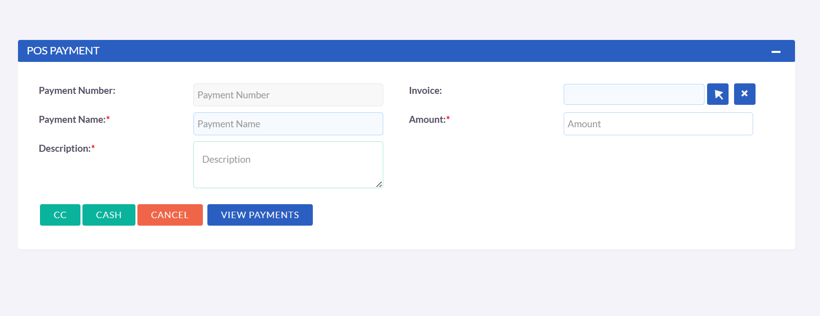 Managing Transactions list view