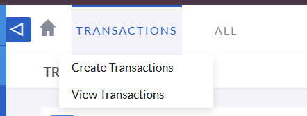 Transactions overview